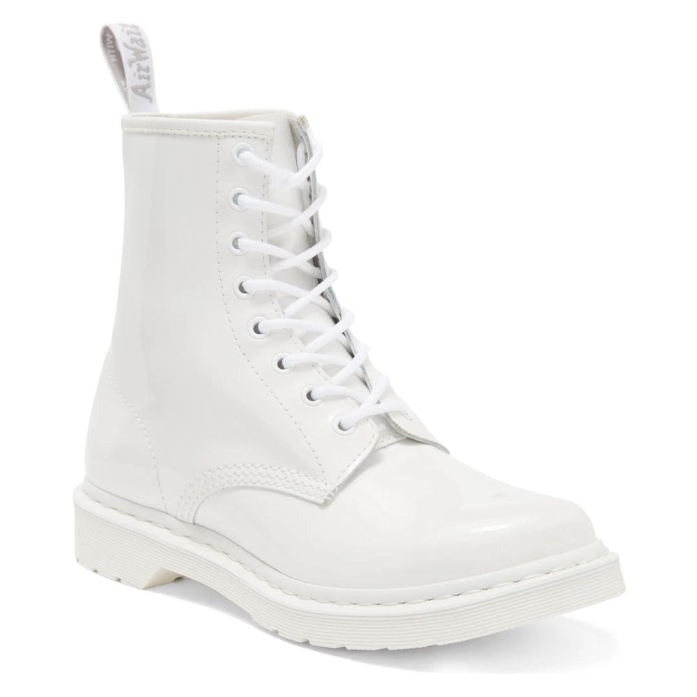 All White Doc Martens